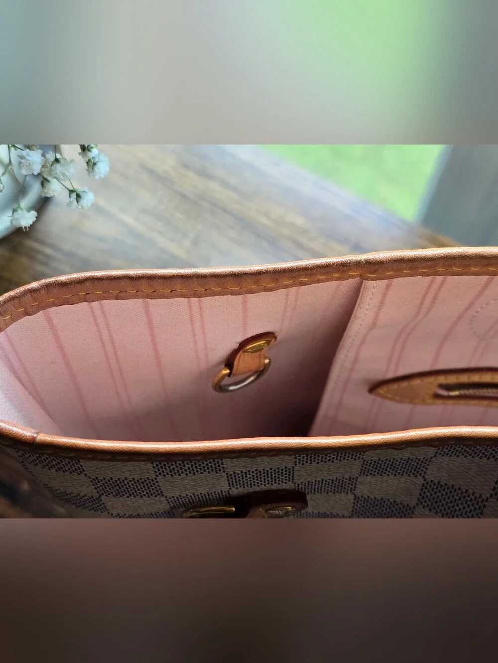 Louis Vuitton Neverfull MM — Damier Azur (2020)
